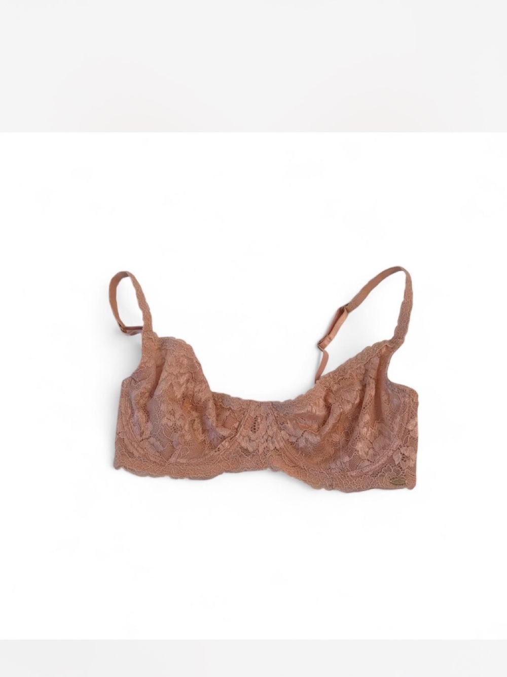 Jessica Simpson Lace Bralette in Mauve Brown